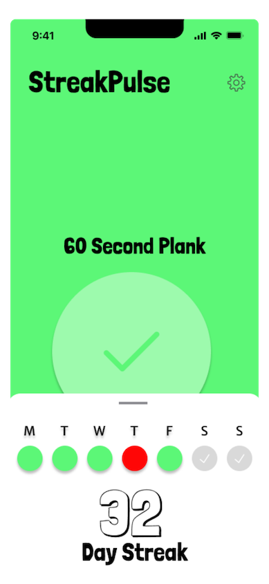 Streak Pulse on a Phone